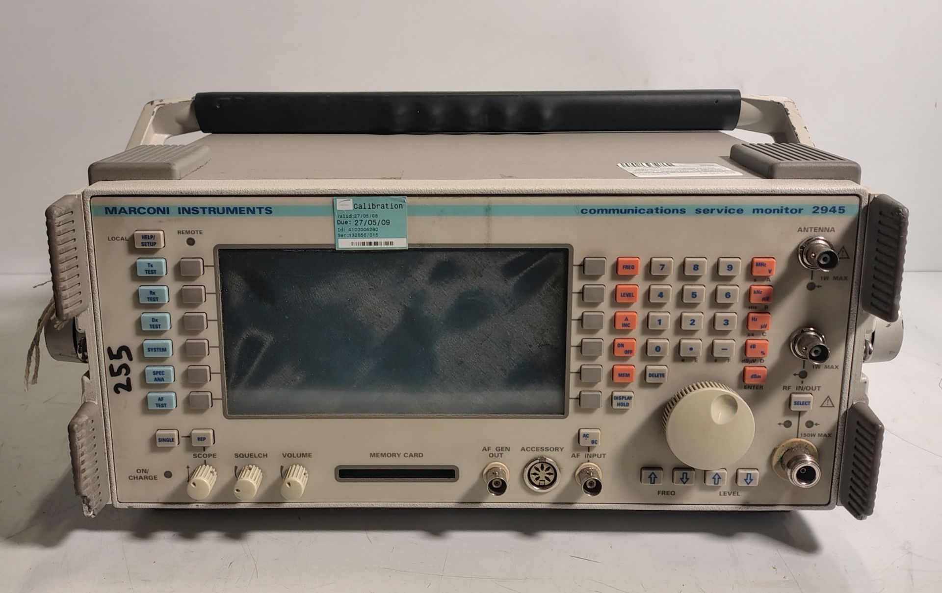Marconi Instruments Model 2945 communications service monitor - Serial No: 132856/015