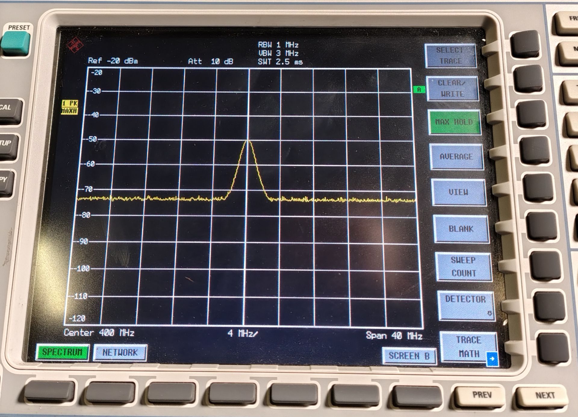 Rohde & Schwarz FSP spectrum analyzer - 9 kHz - 30 GHz - Serial No: 100510 - W 450 x D 530 x H 200mm - Image 3 of 9