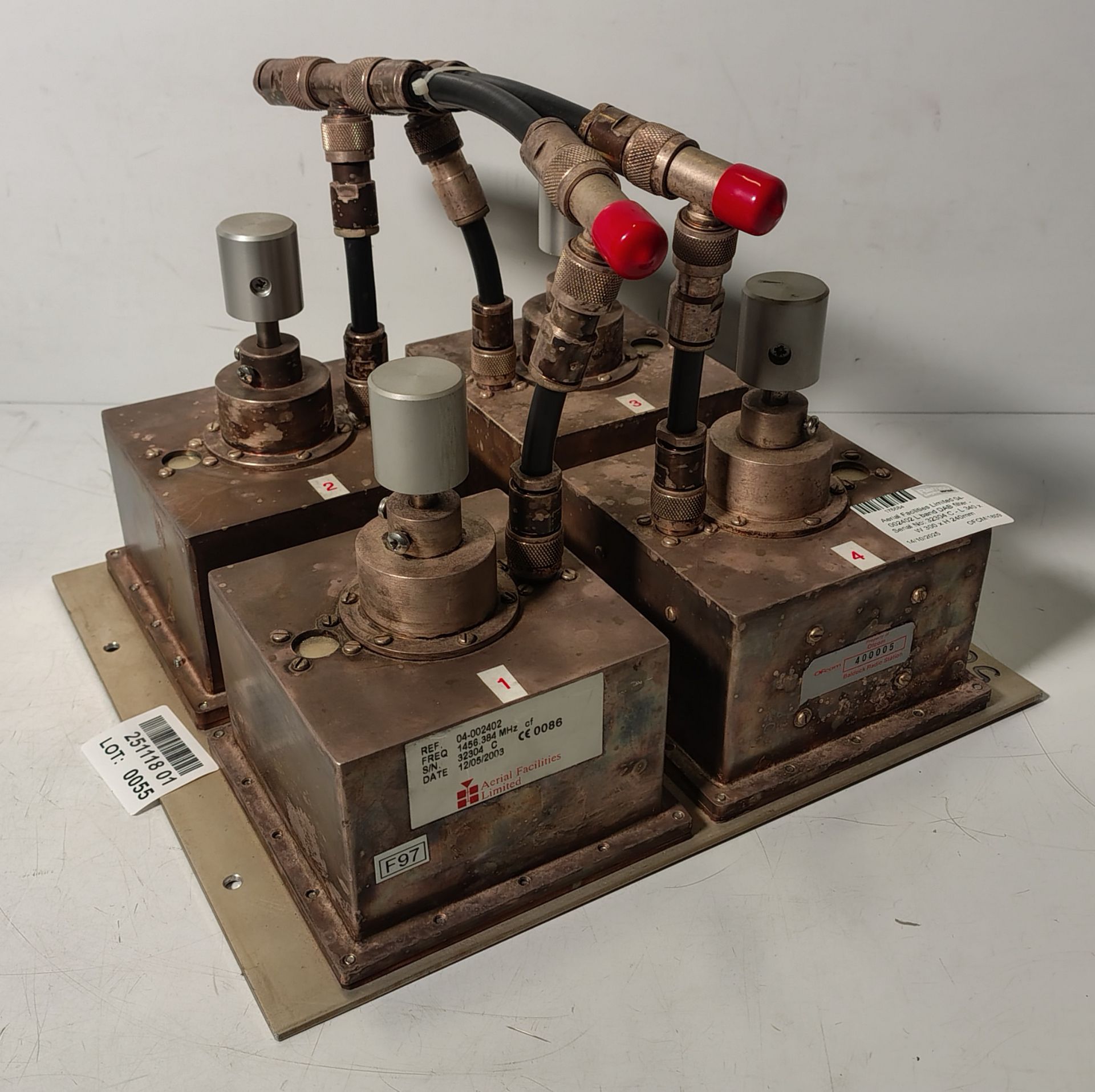 Aerial Facilities Limited 04-002402 L band DAB filter - Serial No: 32304 C - L 340 x W 300 x H 240mm - Image 3 of 4
