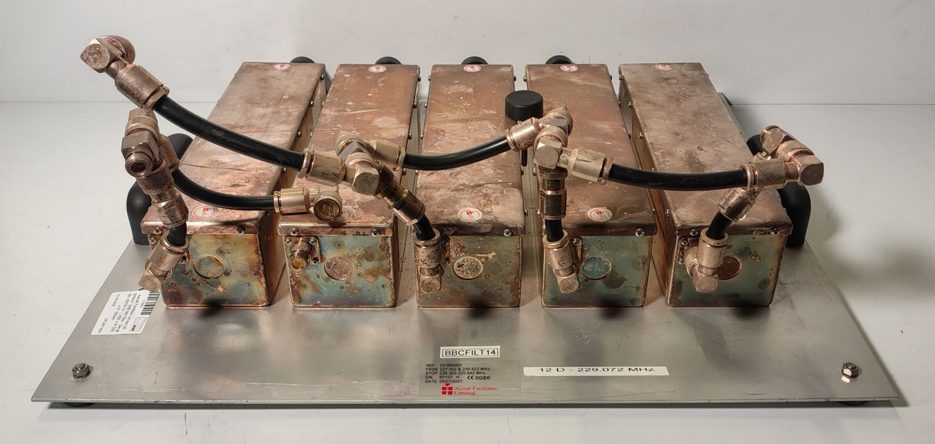 Aerial Facilities Limited 02-005401 DAB test filter - Serial No: 89193 H - L 600 x W 500 x H 180mm - Image 4 of 6