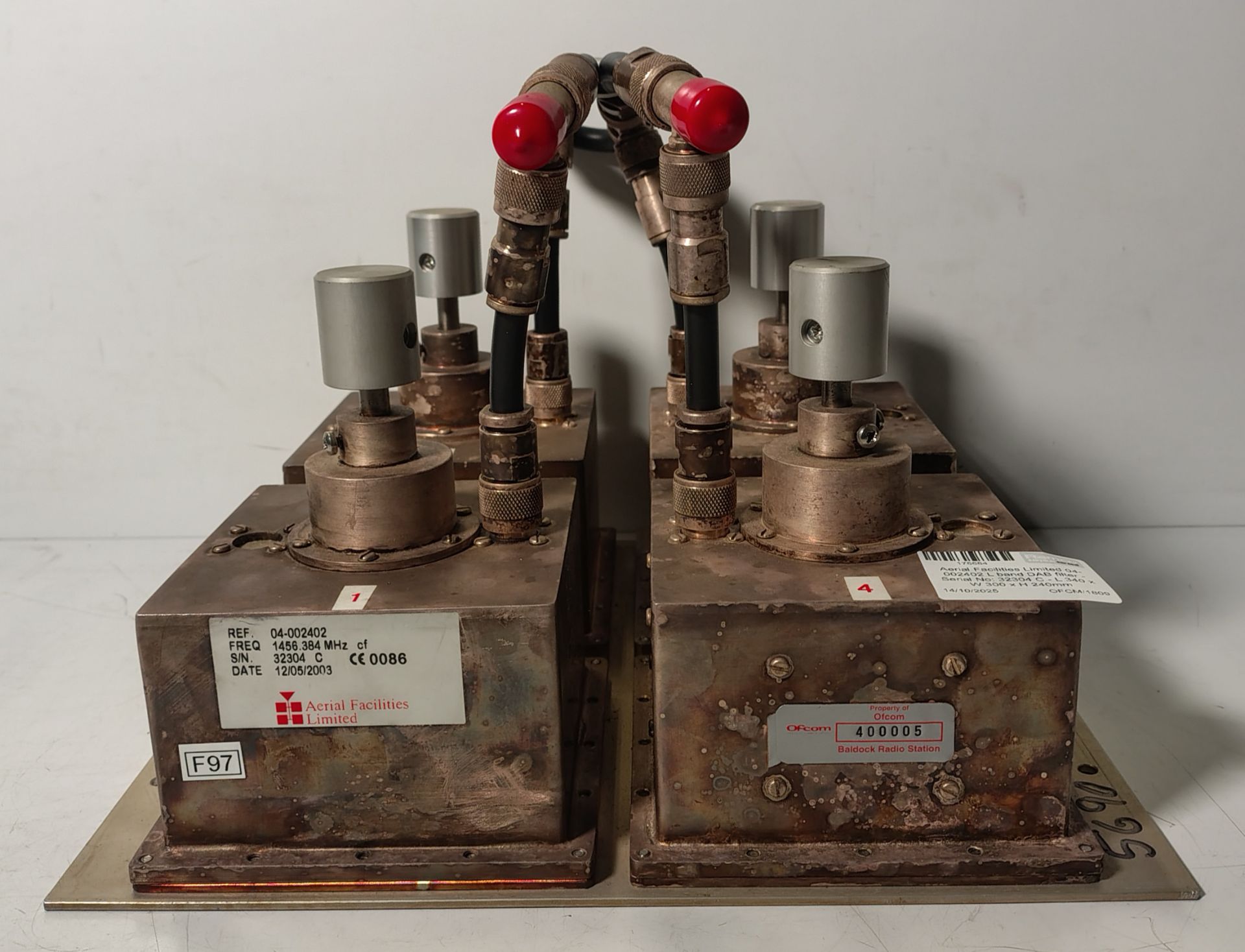 Aerial Facilities Limited 04-002402 L band DAB filter - Serial No: 32304 C - L 340 x W 300 x H 240mm - Image 4 of 4