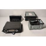 3x car stereos - 2x Mitsubishi head units and 1x Blaupunkt head unit
