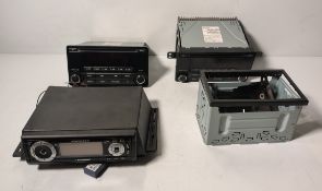 3x car stereos - 2x Mitsubishi head units and 1x Blaupunkt head unit