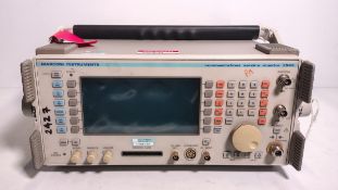 Marconi Instruments Model 2945 communications service monitor - Serial No: 132833/042