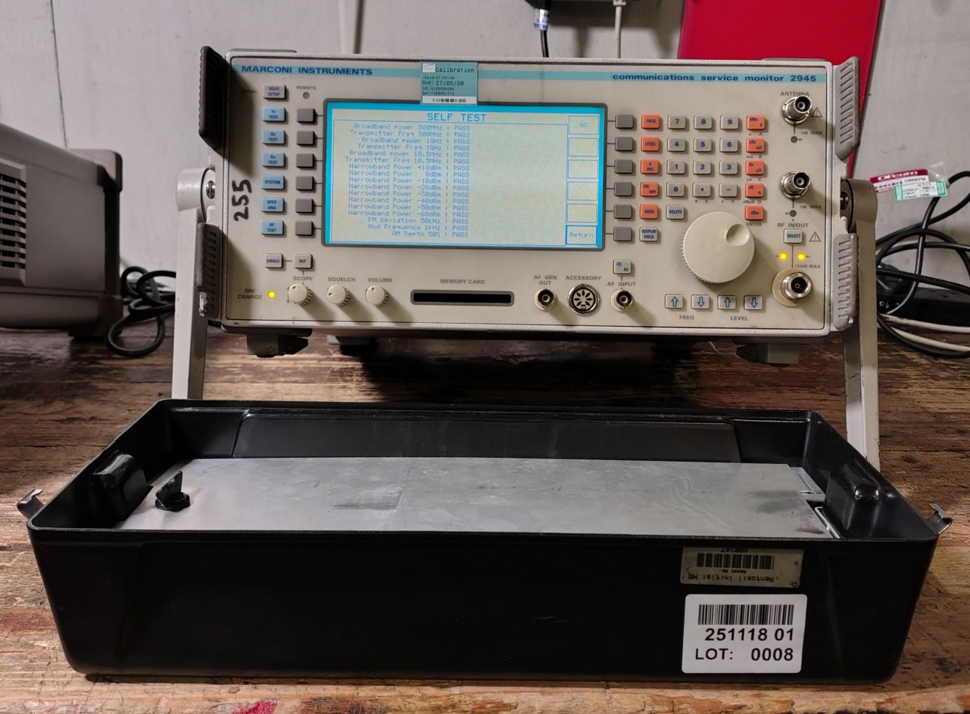Marconi Instruments Model 2945 communications service monitor - Serial No: 132856/015 - Image 2 of 11