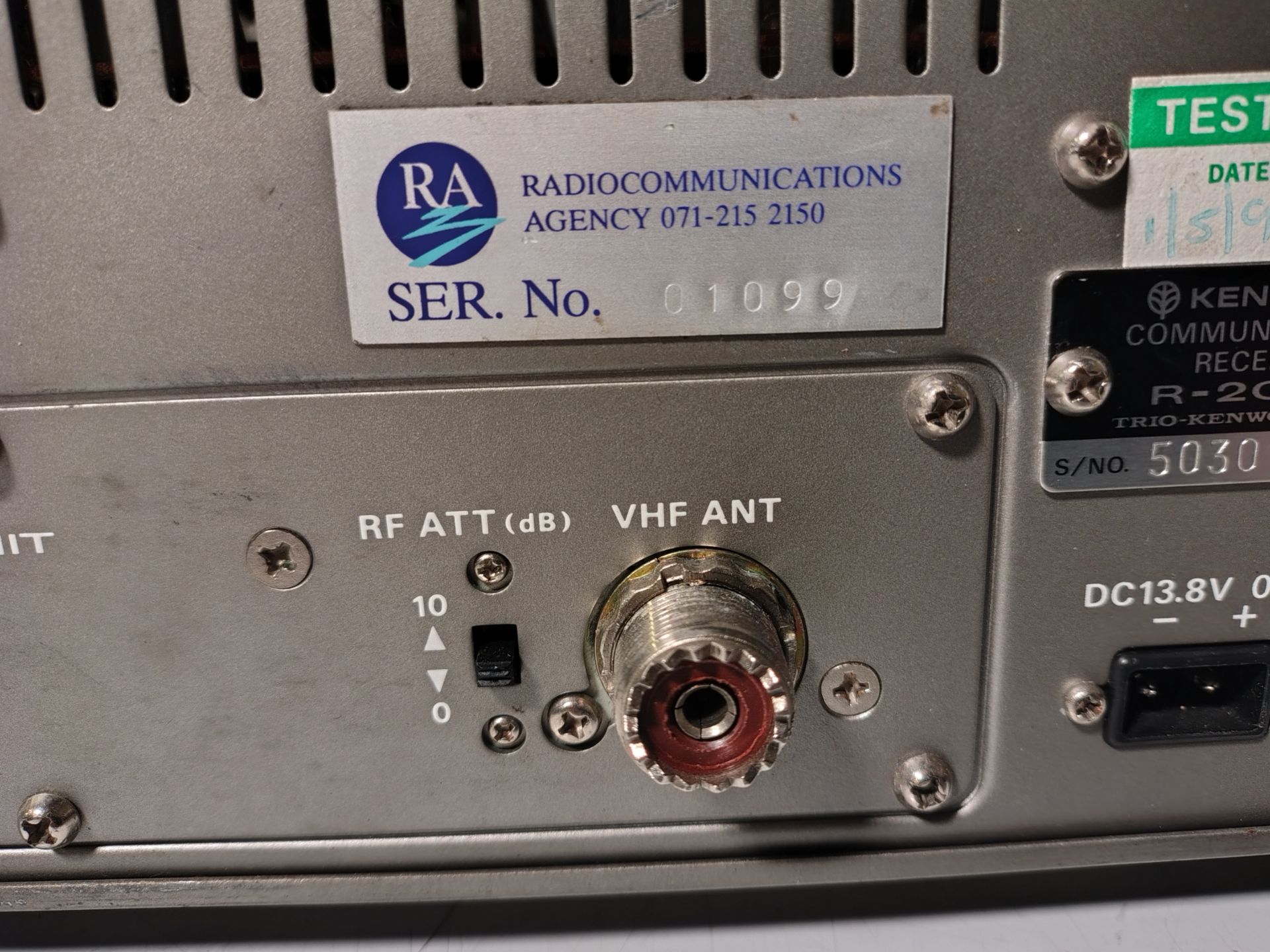 Kenwood R-2000 communications receiver - HF, VHF, FM, AM, CW and SSB - Serial No: 5030103 - Image 5 of 5