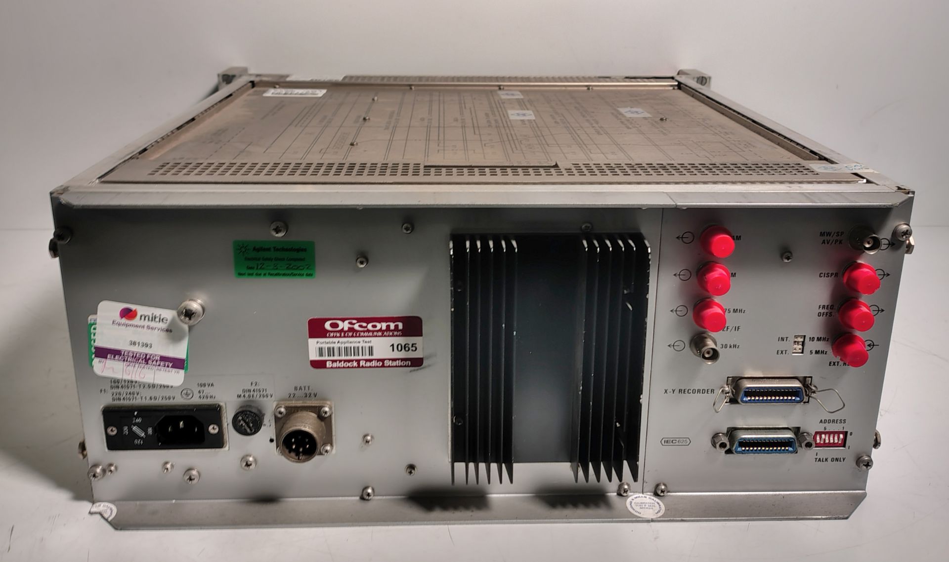 Rohde & Schwarz ESH3 test receiver 4U rack mountable - 9 kHz - 30 MHz - Serial No: 890173/014 - Image 5 of 7