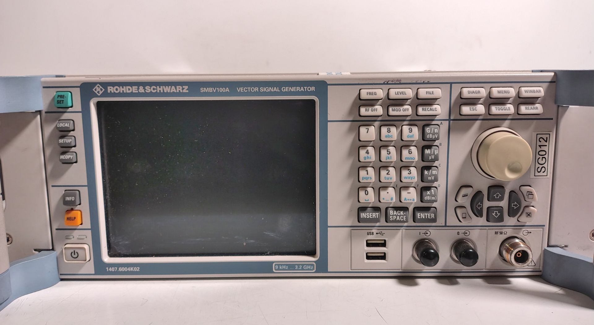 Rohde & Schwarz SMBV100A vector signal generator in 3U rack mount frame- 9 kHz - 3.2 GHz - Image 2 of 5