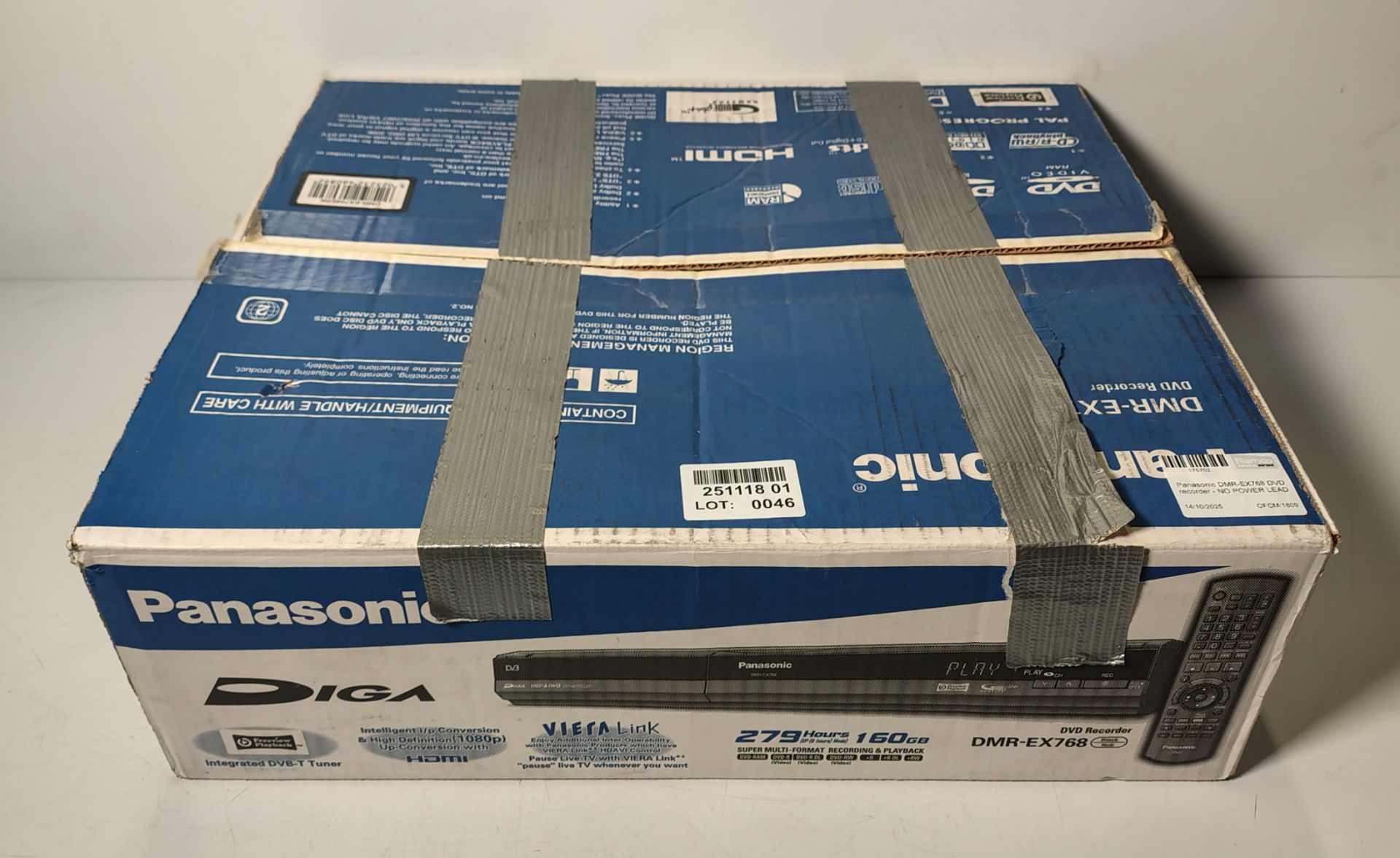 Panasonic DMR-EX768 DVD recorder - NO POWER LEAD - Image 6 of 6