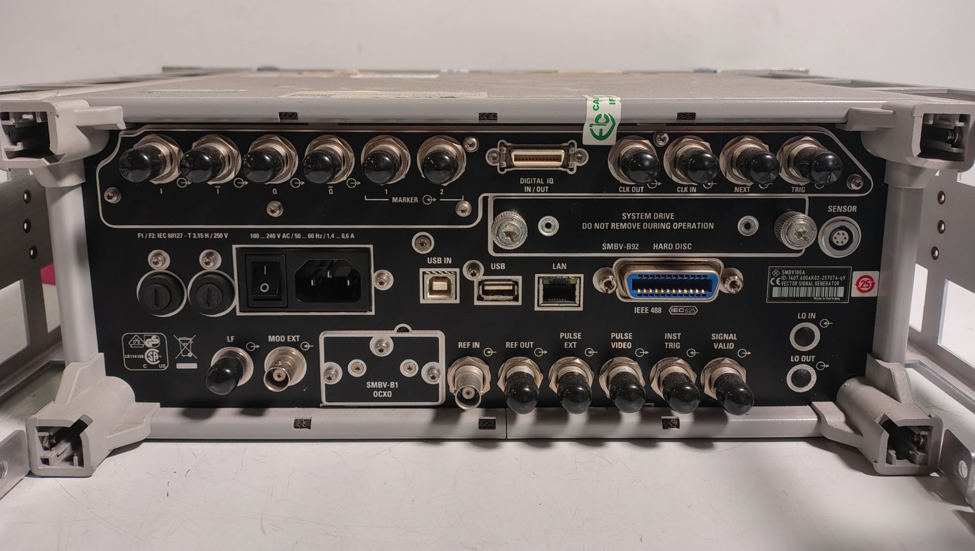 Rohde & Schwarz SMBV100A vector signal generator in 3U rack mount frame- 9 kHz - 3.2 GHz - Image 5 of 5