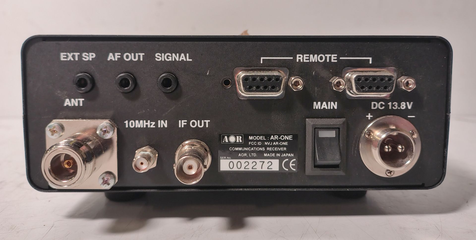 AOR AR-ONE super wide band communications receiver - Serial No: 002272 - W 155 x D 260 x H 75mm - Image 4 of 5