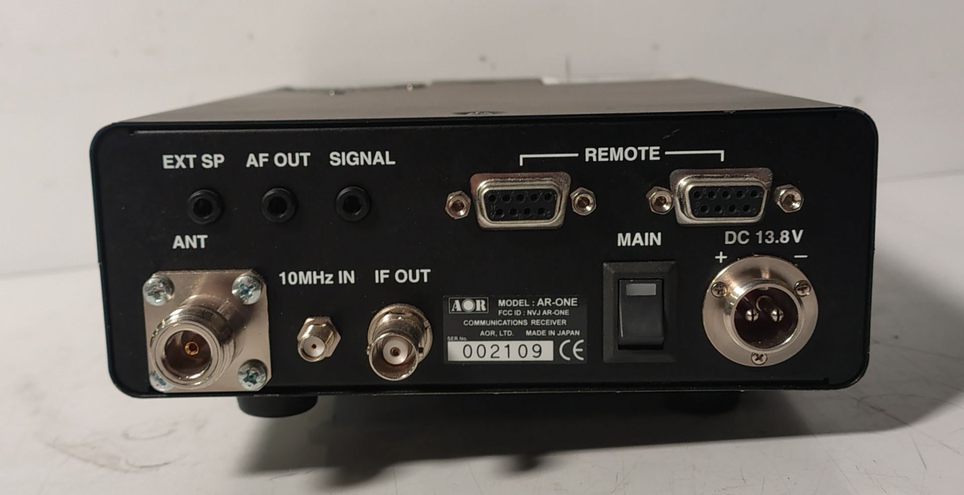 AOR AR-ONE super wide band communications receiver - Serial No: 002109 - W 155 x D 260 x H 75mm - Image 4 of 4