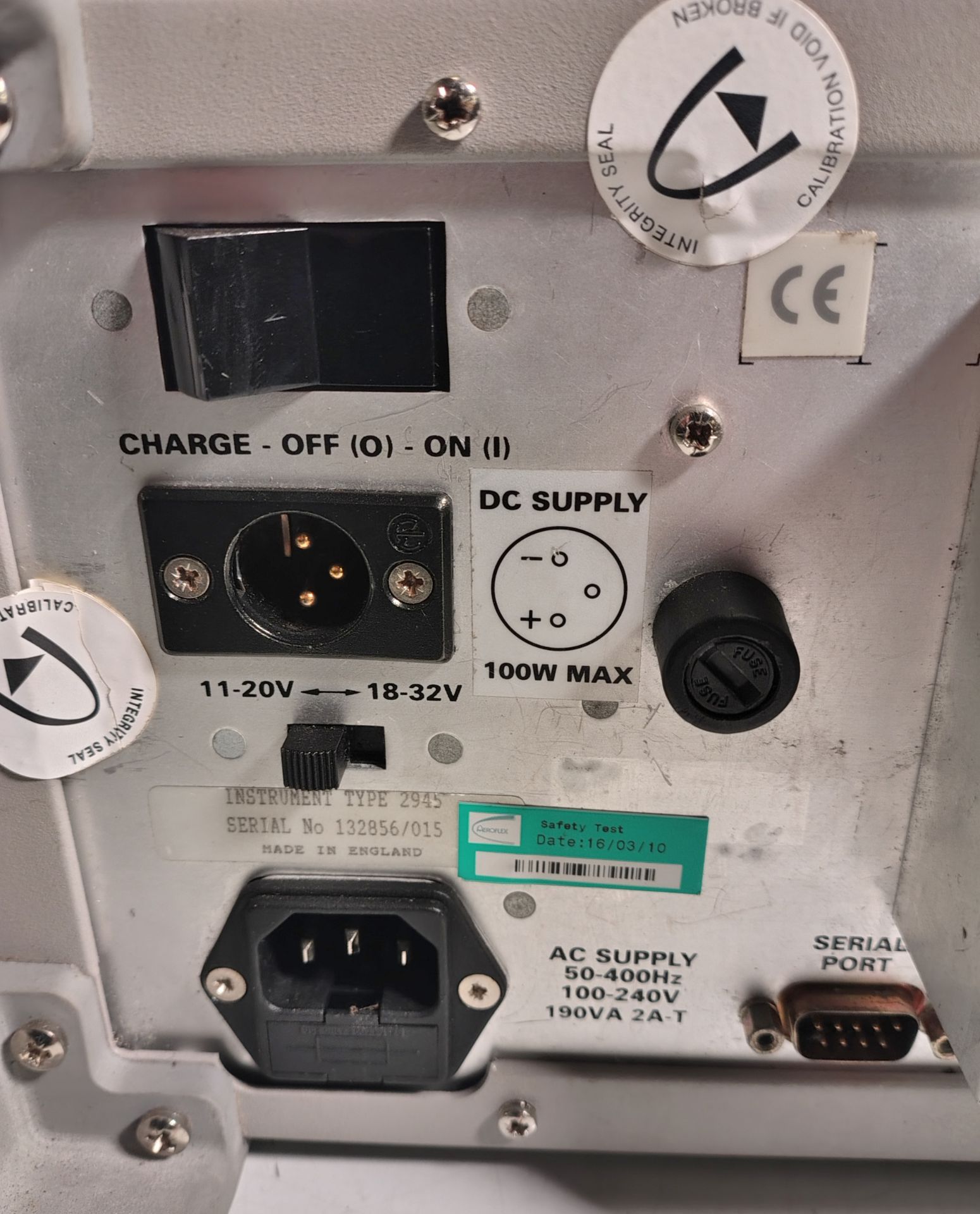 Marconi Instruments Model 2945 communications service monitor - Serial No: 132856/015 - Image 6 of 11