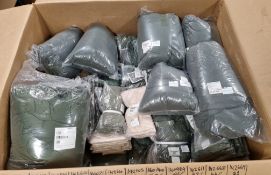 330 items of new packaged sleeping bags & accessories - various types see descriptions