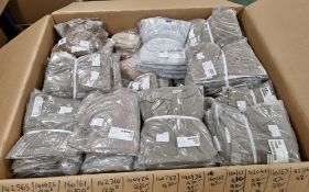 482 items of new packaged clothing - various types see description for details - pictures for sizes