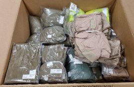 101 items of new packaged clothing - various types see description for details - pictures for sizes