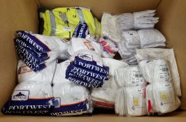 114 items of new packaged clothing - various types see description for details - pictures for sizes