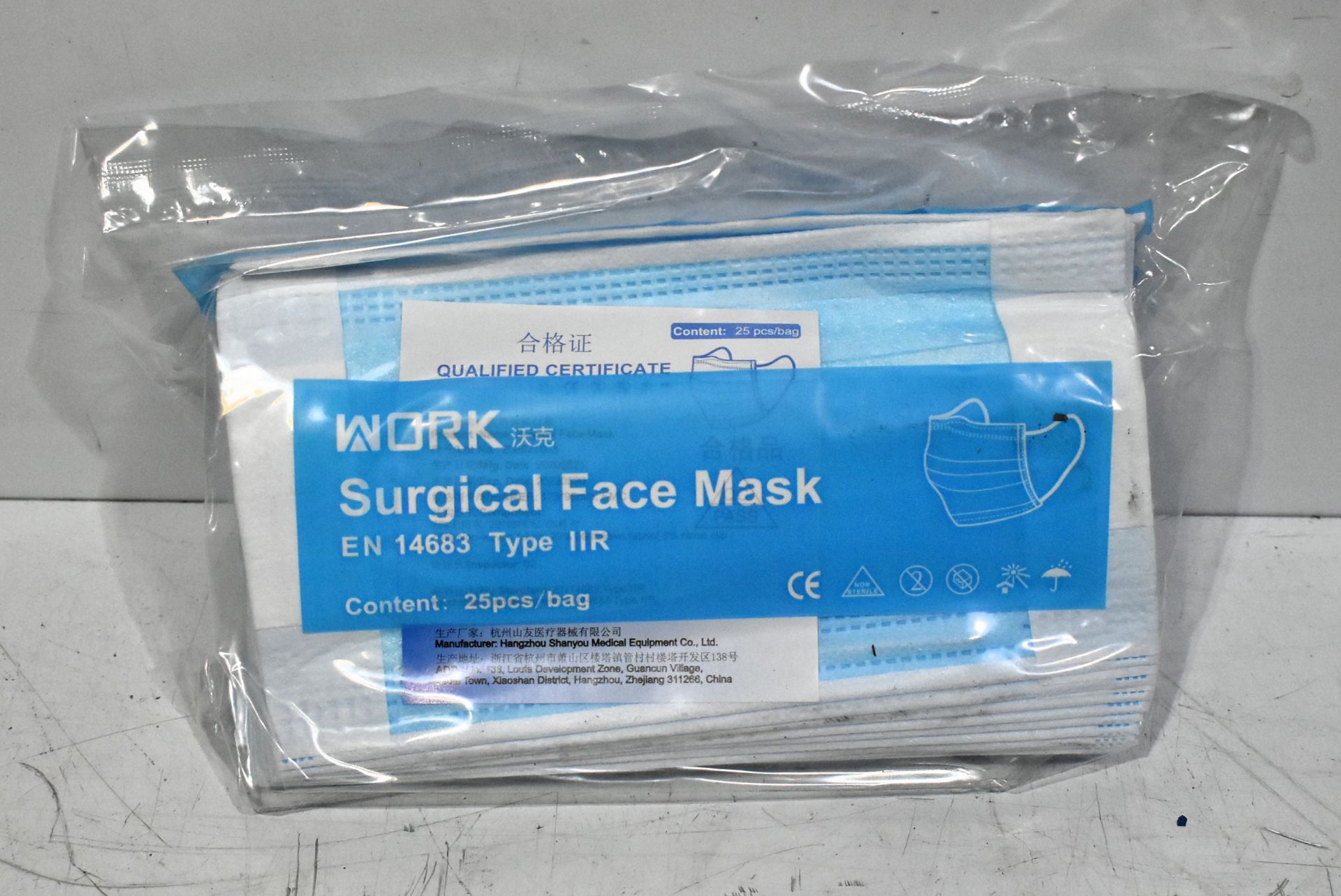 Alleva Medical MI163W disposable full face shield & Surgical face masks - see desc. - Image 6 of 7