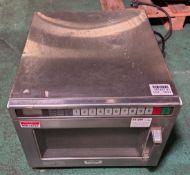 Panasonic NE-1853 stainless steel 1800W commercial microwave oven - W 420 x D 540 x H 340mm