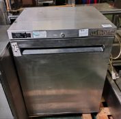Williams HA135 stainless steel undercounter refrigerator - W 600 x D 580 x H 800mm