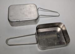 24x British Army pan mess tin - mixed sizes