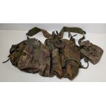 Various types of ex-military DPM accessories - 158kg – may require repair / be incomplete