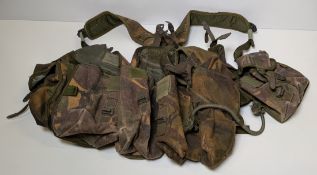 Various types of ex-military DPM accessories - 158kg – may require repair / be incomplete