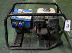 Taskman JMG3400HNP petrol generator with Honda GX200 engine - 1 phase - 3.4 kVA - 2.7 kW - 5Hz