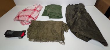Various types of ex-military clothing - 193kg - may require repair or be as spares