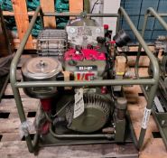 Factair FLF16P Briggs and Stratton powered air compressor - Serial no. 1126