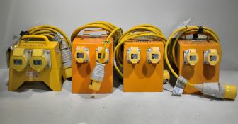 4x 110V junction boxes