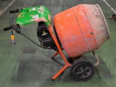 Minimix 150 concrete mixer - electric - 110V - L 1200 x W 550 x H 850mm