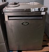 Foster HR150-A stainless steel undercounter refrigerator - W 605 x D 640 x H 830mm