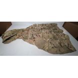 Various types of ex-military camo clothing - may include accessories - 190kg – may require repair