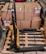Tyre change wheel removal lifting dolly trolley handler for tractor truck lorry