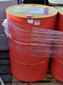 Shell Tellus S2 VX 32 industrial hydraulic fluid - 209 litre drum
