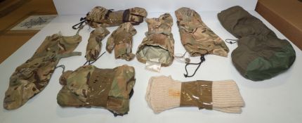 Various types of ex-military hardware and accessories - 108kg – may require repair / be incomplete