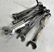 FACOM metric combination spanner set 1-24mm