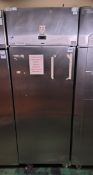 Foster PSG600H stainless steel single door refrigerator - W 700 x D 800 x H 2100mm
