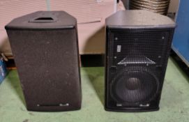 D&B Audiotechnik C690 2x speaker unit with mobile flight case - W 850 x D 460 x H 850mm