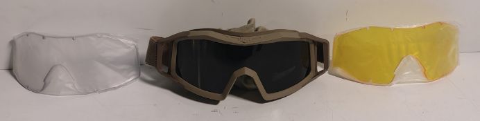 12x Revision military goggles - To include 2 lenses