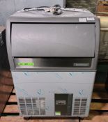 Scotsman AC 127 EcoX stainless steel ice machine- W 680 x D 600 x H 1010mm