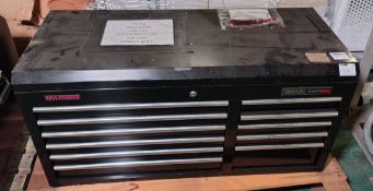 Draper Expert plus 10 drawer tool cabinet - L 1050 x W 450 x H 500mm
