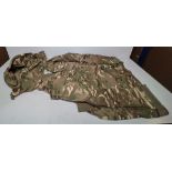 Various types of ex-military camo clothing - may include accessories - 213kg – may require repair