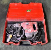 Hilti TE50 rotary hammer drill breaker SDS max with case - 110V - L 700 x W 160 x H 500mm