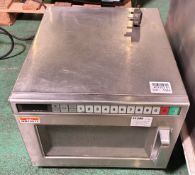 Panasonic stainless steel 1800W commercial microwave oven - W 420 x D 540 x H 340mm