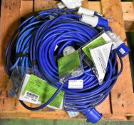 5x 16A 240V extension cables