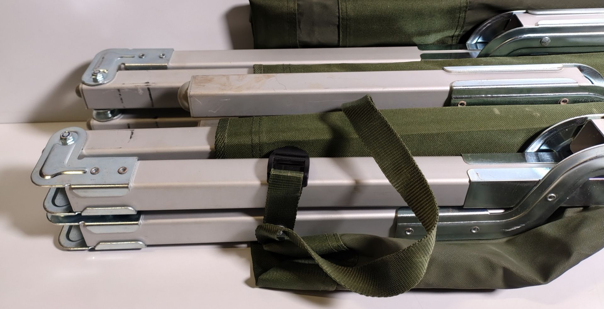 32x British Forces folding cots - may require repair - Image 2 of 7