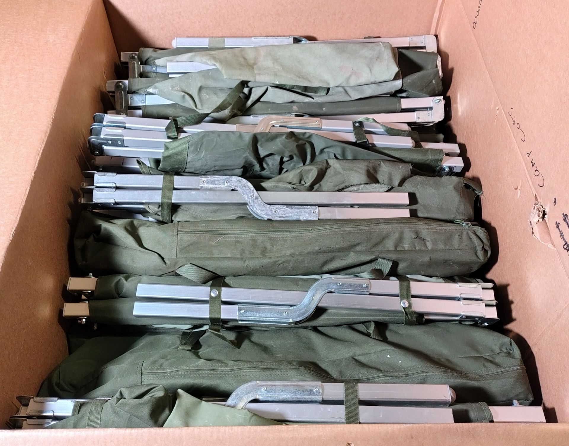 32x British Forces folding cots - may require repair - Image 7 of 7