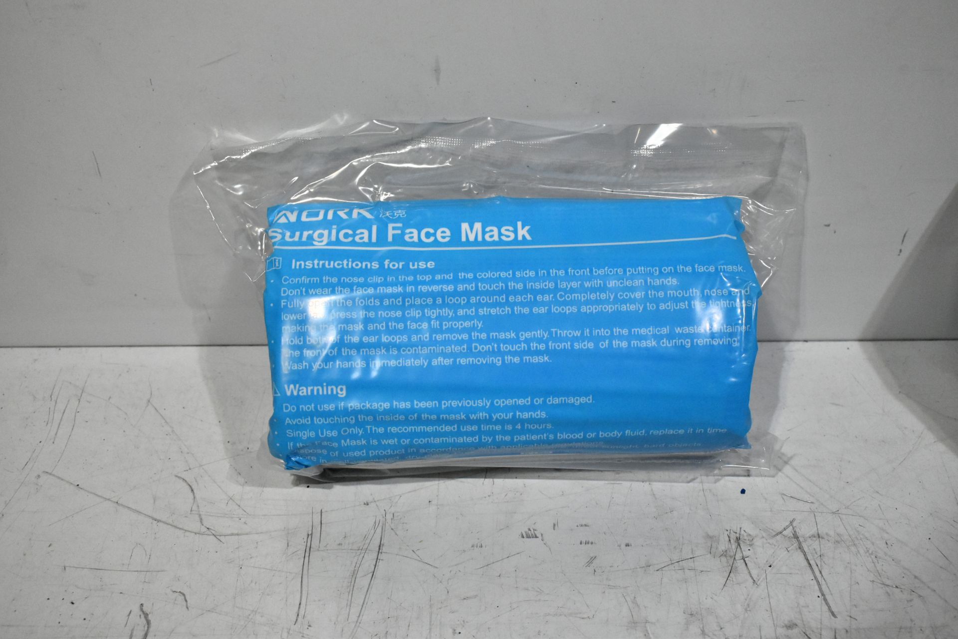 Alleva Medical MI163W disposable full face shield & Surgical face masks - see desc. - Image 5 of 7